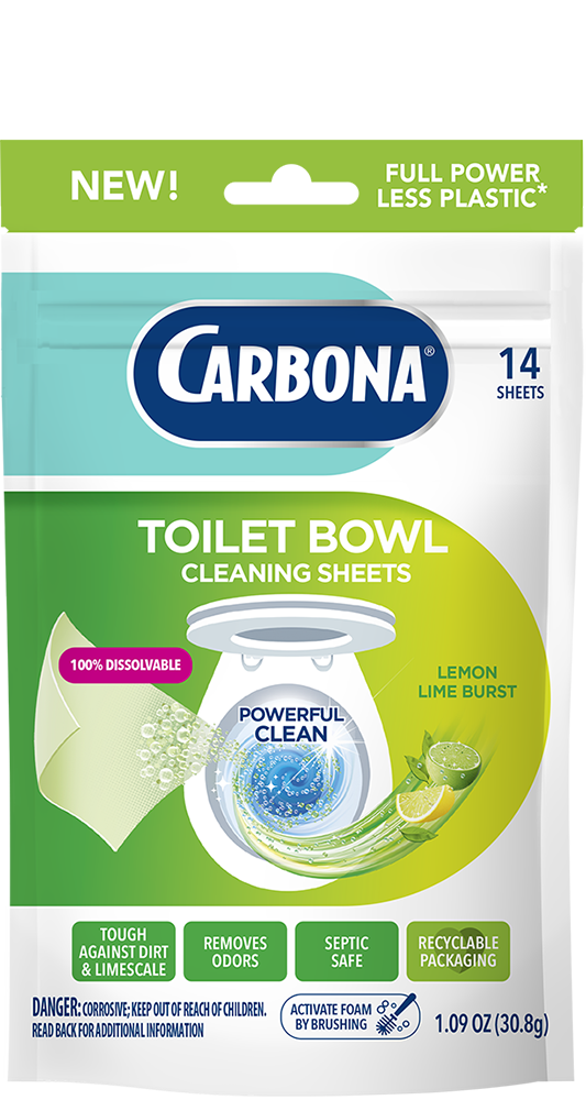 Carbona Toilet Bowl Cleaner-Lemon Lime burst